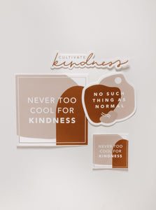 Cultivate Kindness Sticker set